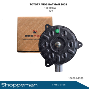 BESNORM TOYOTA VIOS BATMAN GEN 2 2008-2012 FAN MOTOR 12VOLTS 168000-3550 1281603A