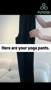 FUYOGI Flare Leg Yoga Pants Quick Dry Water-Resistant Women Wide Leg Slack