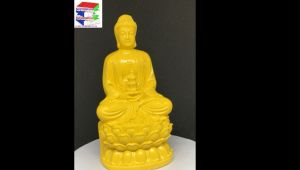 Tượng phật dược sư (nhiều màu sắc) cao 19cm. trang trí tiểu cảnh bonsai ghép lũa để bàn trà phòng khách bàn làm việc trên ô tô…