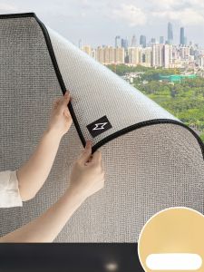 MONLEYTA | Modern Minimalist Heat Insulation Magnetic Sunscreen Curtain For Glass Window Balcony Roof Heat Protection Shade Panel Kitchen
