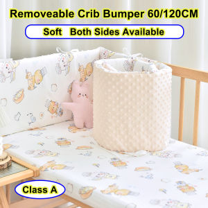 รั้วตัวยึดเพื่อความปลอดภัยกันการชนกันของเตียงนอนสำหรับเด็กแบบถอดได้กันชนรอบทิศทางเตียงเด็กทารกพิมพ์ลายการ์ตูน