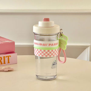 Cốc Nhựa Tritan Dung Tích Lớn Cốc Đựng Nước Di Động Cốc Đựng Nước Có Thể Chịu Nhiệt Cốc Đựng Nước Mùa Hè Cho Nữ Cốc Đựng Nước Có Dây Đeo