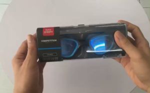 Kính Bơi Người Lớn ConQuest Tráng Gương Chống Sương Mù Chống Tia UV - Xanh Dương Đậm