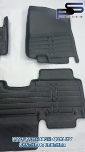 TPE Carbon Fiber / 5D DIAMOND Deep Dish Matting Kia Carnival 2021 - 2025 Only Matting Floor Liner Matting / Mat Elegant Design / OEM Design / High Quality Car 3rows 4pcs
