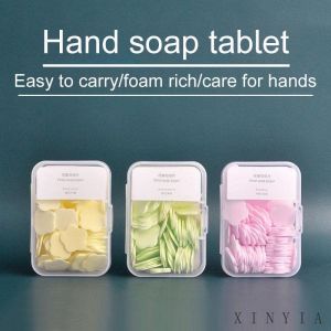 Allshop 100PCS Disposable Soap Paper Travel Soap Paper Washing Hand Bath Clean Scented Slice Sheets