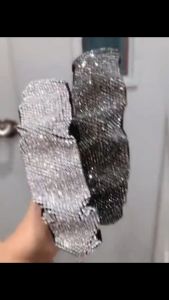 Bando Korea 3.2cm Impor dengan Aksen Kristal Permata Rhinestone Glamour Party Headband BTR003