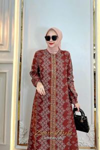 gamis annemarie motif simpel produk amore by ruby edisi zahra dress