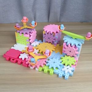 81pcs DIY Electric Building Blocks Toys for Kids Boys Bricks Toy Puzzle Toys Educational Toys