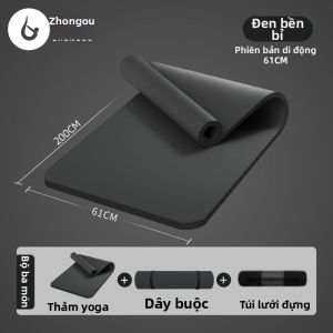 O:OOUP | Thảm Yoga Dày Mềm Mại Chống Trượt Ít Tiếng Ồn Cho Người Mới Bắt Đầu