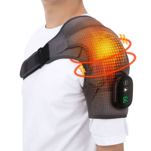 Hailicare | Electric Heating Shoulder Pad Vibration Massage Belt Thermal Shoulder Brace Blood Circulation
