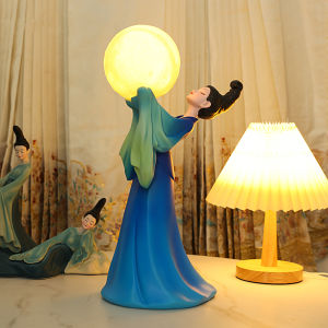 Đèn Trăng Trang Trí Nhà Treo Tường Đèn Trang Trí Không Gian Phòng Khách Đồ Trang Trí Nhà Phong Cách Trung Hoa Đèn Trăng Mặt Trăng