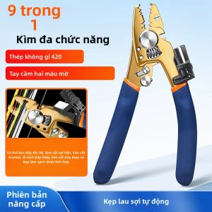 Kìm Bóc Sợi Quang Đa Năng COMPTYCO F9 9 Trong 1 Với Kẹp Vệ Sinh Sợi Quang Cho FTTH