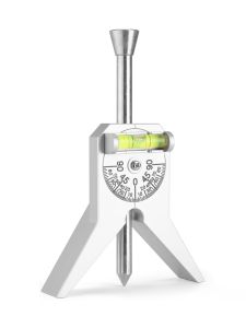 Pipe Center Finder Measure Pipe Diameter with Adjustable Dial Bubble Protractor 4" Y-Type Safety Pipe Marker Centering Head Tool