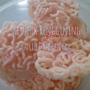 KERUPUK RENGGINING MENTAH 21PCS