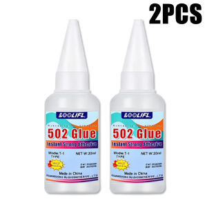Super Glue Instant Strong Adhesive Fast Drying Waterproof Multi Material Bond for Metal Plastic Ceramic Wood DIY Repair Glue