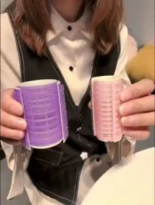 Fixable Air Bangs Clip Curling Tube Plastic Curling Iron Self-adhesive Magic Hair Curling Figure