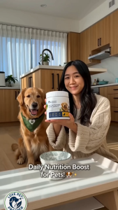 Pet Goat Milk Powder 150g for Dogs & Cats of All Ages with Colostrum Lactoferrin & Prebiotics