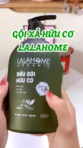 Dầu gội LalaHome Organic dung tích 500ml – Dầu gội trà xanh dịu nhẹ