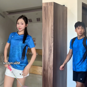 Áo Cầu Lông Quần Cầu Lông Bộ Cầu Lông Nam Nữ Chuyên Nghiệp Vải Thoáng Khí A857 - V Badwear