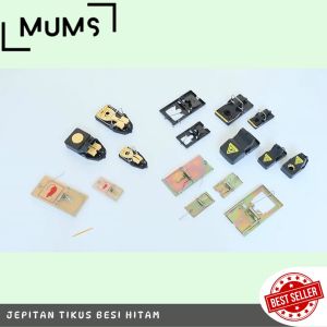 AN-TERMURAH perangkap tikus / Mouse trap / jebakan tikus besi hitam