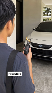 Toyota Harrier XU80 Key Cover Sarung Kunci Kereta Steel Alloy Carbon TPU Harrier xu80 Accessories