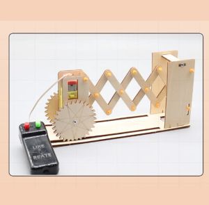 DIY Electric Telescopic Door DIY Science Experiment Kit & Education Model Toy For Children Gift Toy Project