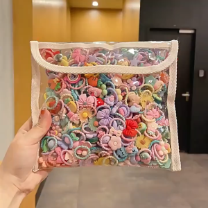 ยางรัดผม ทนทาน ลายการ์ตูนน่ารัก สไตล์เกาหลี สําหรับเด็กผู้หญิง 20 ชิ้น