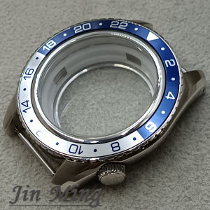 High Quality 44mm For NH34 NH35 NH36 Movement 904L Stainless Steel Case Mineral Glass Watch Case Mechanical Watch Accessories 