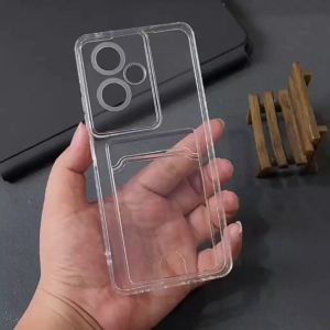 Oppo A79 5G Case Slot Kartu / Card Case Bening