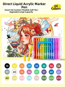 Touch mark | Exam Special Acrylic Markers Blendable Non-bleed