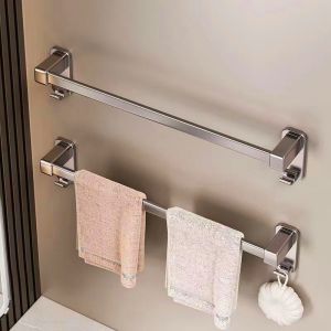Towel Bar Bathroom Toilet Kitchen Towel Bar Wall-mounted Nail-free Installation