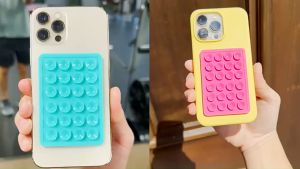 Phone Backside Suction Cup & Silicon Sticky Phone Suction Stand: A Strong Grip Holder for Selfies & Videos