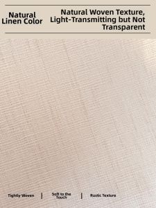 YIJIAREN | Semi-transparent Linen Curtain