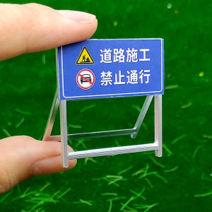 Bảng Hiệu Cảnh Báo Đường Cao Tốc Mô Phỏng Bằng Nhựa Triangular Stand Trước Khi Xây Dựng Cầu Mô Phỏng Đồ Chơi Bàn Hình Ảnh Quảng Cáo