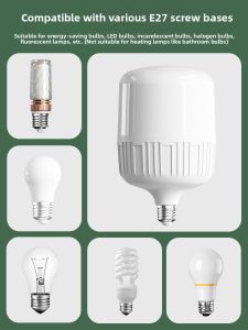 JINYULAI | Adjustable Ceramic Light Socket E27