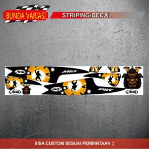 striping variasi mio sporty samurai arai