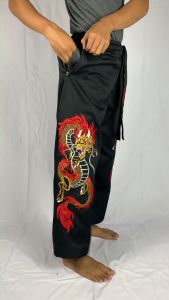 CELANA KOMPRANG BORDIR NAGA 30 PREMIUM TEBAL BISA PANGSI SILAT BELADIRI OUTDOOR