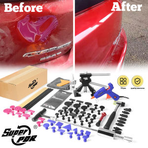 Super Pdr Professional Paintless Dent Repair Tool Set Car Body Dent Repair Tool Kit Hail Damage Dent Repair Tool Puller Suction