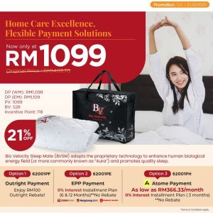 [Ada FREE 🎁] BVSM NEW Stock Bio Velocity Sleepmate Stok Baru ORIGINAL Selimut Terapi Cahaya Matahari Dhuha Alas Pelapik Tilam
