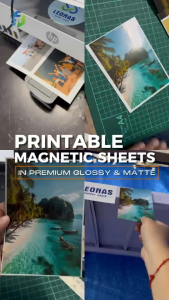LTT High-Durability Glossy & Matte Magnetic Sheets for A4 Prints Non-Adhesive