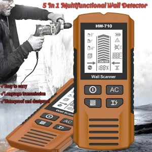 5 In 1 Wall Detector Multifunctional Wall Scanner Handheld Stud Finder Electric Detector Tools