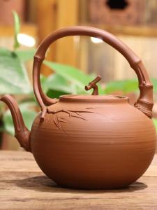 Handmade Red Clay Sand for Camping Outdoor Use Electric Ceramics Stove Charcoal Oven Water Boiling Tea Set Chinese Style