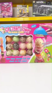 Ice Cream Tower Mainan Susun Es Krim - Mainan Anak - Puzzle Ice Cream - Mainan Anak