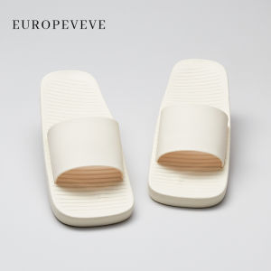 EVA Japanese Style Square Head Slippers for Men And Women Summer Home Use Anti-Slip Deodorant Bathroom Bath Soft Bottom Sandals