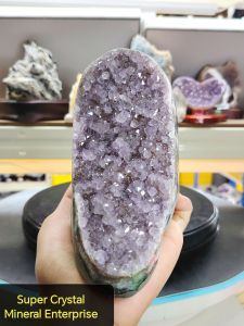 Natural High Gred Uruguay Special Rainbow Amethyst Druse Ornament RA52