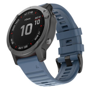 Zionia 22MM Soft Silicone Quick Release fit Watch Strap for Garmin Instinct 3 E 45mm Crossover Tactical dezl Solar Camo Surf Fenix 8 7 6 Pro Sapphire 5 Plus Quatix Approach S70 47mm S62 S60 D2 Mach 1 MARQ Golfer Captain Tactix Epix Gen 2 Amazfit Falcon