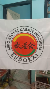 Bendera Karate Budokai Wadokai Indonesia