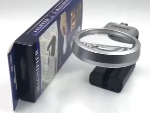 3in1 Kaca Pembesar Lampu Led Multifungsi Loupe /3X Dapat Dilipat/Kaca Pembesar Magnifier 3x Hd