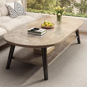 ZHUOHE | Rent-House Small Living Room Simplified Elliptical Tea Table