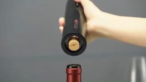 【SG Seller】Truslink Wine Opener Gift Set Bar Kit with Electric  Battery-Operated Bottle Opener Wine Decanter Wine Stoppers Foil Cutter and Stand Automatic Electric Bottle Opener for Wine Lover 6-in-1 Gift Set